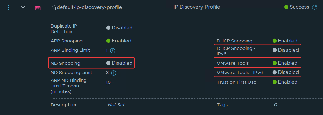 NS Default IP Discovery Profile