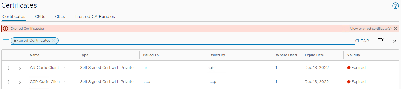 Expired certs after upgrade to NSX 4.x